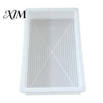 Decorative Paver Molds for Walkways Garden Stepping Stone Mold, Reusable Concrete DIY Professional Decor Cement Path Mould Backyard Patio A gray