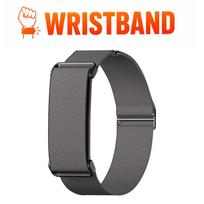Bicep Strap for Google Fitbit Air band New Nylon Woven Strap 2PC Sport Replacement Armband/Wristband For Google Fitbit Air strap Google Fitbit Air black