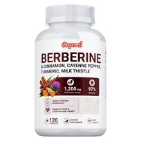 Berberino, Cinamono, Kajeno pipirų, Ciberžolės, Margainio Kapsulės 120 vnt. 1200mg — Augalinė formulė, Kasdienė sveikata, Maistinė parama 120*1