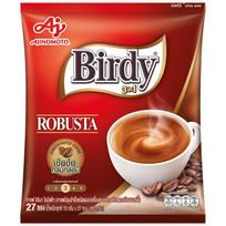 Ajinomoto Birdy 3 viename Robusta tirpios kavos mišinys 15 gx 27 vnt / 40 vnt / 60 vnt - tajų 15 g x 27 Sachets brown