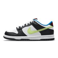 Nike Dunk Low GS Balti Šviesiai Citrininiai Twist Vaikų Sportbačiai Juodi Signaliniai Mėlyni DQ0977-100 36.5 gray