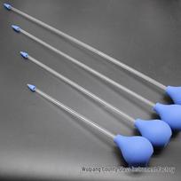 Acrylic Silicone Coral Food Straw Fish Tank Feeder Tool 20CM gray