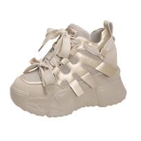 High Platform Sneakers Women Thick Sole Sports Ladies Trainers Vulcanized Shoes Woman Chunky Sneakers Zapatillas Mujer 34