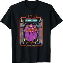 Cult Book Club Reading Circle Retro Dark Humor T-Shirt S