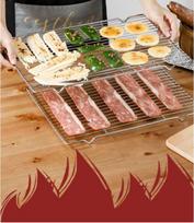 Stainless Steel Barbecue Net , Drying Rack , Oil Separating Net One Size sidabras