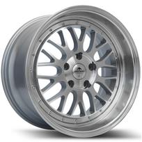 R18x9.5J 5X120 ET30 CB-72.6 Silver Face Machined