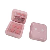 Hengxin Cute Smiley Face Pimple Patch: Portable, Disposable Hydrogel Makeup Mirror Case With Mirror + 32 Hydrocolloid Patches yellow