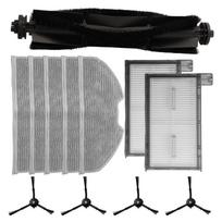 For Eufy X8 Pro Serie For Eufy X8 Pro SES Main Side Brush Filter Mop Cloth Vacuum Cleaner Accessories Spare To Replace gray