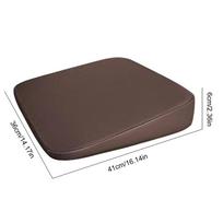 Improve Driving Vision Ergonomic Design Extra Height For Car Seat Office Chair Car Seat Cushion Wedge Seat Cushions Butt Pad 6CM Brown
