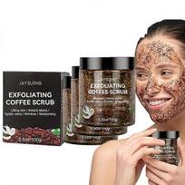 3pc Coffee Beans Body Scrub Natural Anti-Cellulite Detox Exfoliating Brightening Cleaning Dark Spots Removal Fade Melanin Pigmentation Whitening Scrub