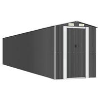 Garden Shed Anthracite Grey 192 x 1021 x 223 cm Galvanized Steel