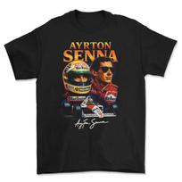 Ayrton Senna Homage Marškinėliai Medvilniniai Unisex Marškiniai 8D946 S brown