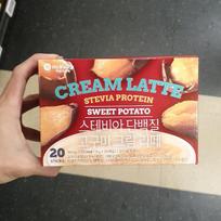 McNulty Stevia Protein Sweet Potato Cream Latte 18g x 20pcs red