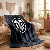Leeds United Theme Fleece Blanket Cozy Soft Plush Blanket For Bedroom Couch Travel 75x90cm