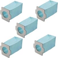 Vacuum Cleaner Bags for Makita DCL182, DCL285, CL107, CL072, CL102, BCL142, BCL182 Vacuum Cleaner, 194566-1 198744-5 198745-3 gray