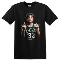 Larry Bird Celtics Basketball Legend T Shirt Retro Player Tee Fan Gift XXXXL
