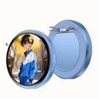 Dynamic Touch Screen Magnetic Anime Badge: Smart, Trendy Pendant Toy