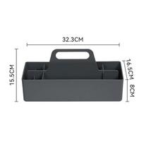 Multi Functional Storage Box Desktop Storage Large Thickened Portable Cosmetic Storage Box Bathroom Decoration Accessories orange