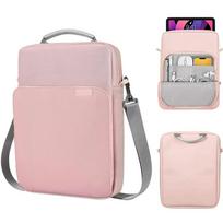 Planšetinio kompiuterio dėklas Samsung Galaxy Tab S11 S10 Plus Ultra S9 S8 FE+ Universali nešiojamojo kompiuterio dėtuvė Rankinė planšetei S11 Lite Priedai Tab S10 S9 Plus rožinė