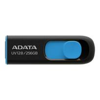 ADATA | USB Flash Drive | UV128 | 256GB | USB Type-A | Black/Blue