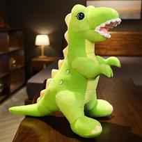 Dinozaurų minkštas žaislas Lėlė-skuduras Gimtadienio ir Valentino dienos dovana 45cm0.3kg green