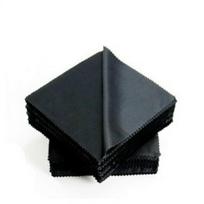 Grynai juodas akinių valymo skudurėlis akiniams nuo saulės ir lęšiams 13x13cm juoda