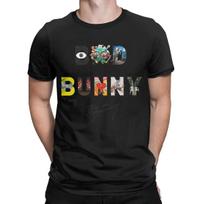 Visų sezonų vyrams Bad Bunny DeBi TiRAR MaS FOToS Naujas albumas Medvilninis viršus T-shirt Aukštos kokybės patogus laisvas naujoviškas T-shirt S black