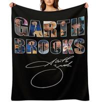 Garth Brooks pledas Vasaros juokinga dovana Pledai kūdikiams Kalėdinė puošyba Pledai 30x40in gray
