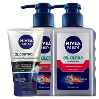 NIVEA Men Oil Control & Anti-Acne Cleansing Set blue