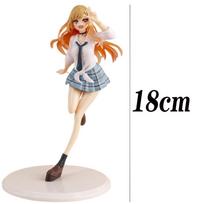My Dress Up Darling MARIN KITAKAWA Anime Figure 18cm PVC Model Uniform Doll Collectible Gift for Kids Fans