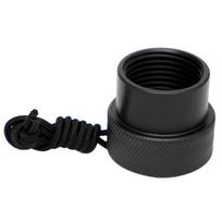Diving Dust Cap Din First Stage DIN Regulator Tanks Valves Female Threaded Dust Plug Cap to Protect Your Dive Tanks 1 black