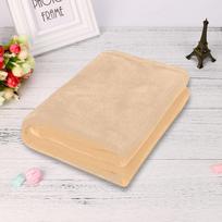 Luxurious Soft Plush Fleece Blanket Cozy Lightweight Throw for Bed, Sofa, or Travel 100% Microfiber, Grey beige