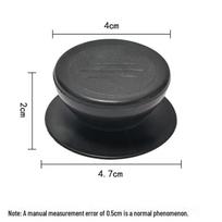 Anti-Scald Universal Pot Lid Knob for Woks & Casseroles - Plastic Top Handle gray