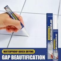 Tile Grout Paint Pen Waterproof Tile Marker Grout Pen White Grout Restorer Marker Pens Seam Repair Tools For Bathrooms Kitchen