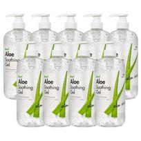 Man with Flowers Real Aloe Soothing Gel, Packed with Moisture for Extra Hydration 1000ml, 9 pcs white