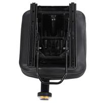 Heavy Duty Seat Suspension Base Dust Proof Adjustable Front Handle Seat Damping Base for Truck RV Construction Vehicle Tractor black