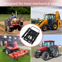Seat Air Suspension Base with Slide Track Heavy Duty Reduce Vibration Seat Suspension Base for RV Truck Tractor