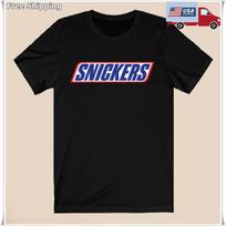 Snickers Šokoladinis batonėlis Vyriški juodi marškinėliai Dydis S- L blue