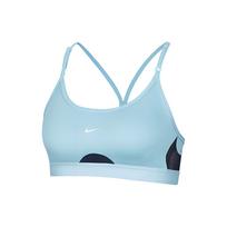 Nike Indy Logo Low Impact Support Sports Bra Women Underwear Blue CZ4463-482 XS white