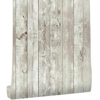 HaoHome Perdirbta Mediena Sendinta Mediena Plokštė Nulupama ir Klijuojama Tapetai Lipnus Nuimamas Sienų Dangalas Dekoratyvinis Vintažinis 1mx45cm white