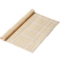 Sushi kilimėlis bambukinis nelipnus patogus naminis DIY suši suktukas virtuvės įrankiai beige