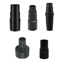 Universal Vacuum Cleaner Hose Adapter Dust Extraction Hose Converter Replacement 1 black