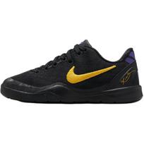 Nike Kobe 8 Protro 'Lakers Away' Comfortable Low top Children's Basketball Shoes Black Purple Yellow Pre school FN0267-002 29.5 black