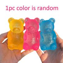 Squishy Bear Fidget Toy Cute Gummy Bear Squeeze Toy Small Cute Animal Anti Stress Fidget Splat Decompressions Vent Squeeze Toy