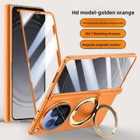 For OPPO Find N6 Case Luxury Hard Magsafe Ring Stand Magnetic Protective Back Cover case For Find N6 N 6 Full Cover Phone Shell For OPPO Find N6 oranžinė