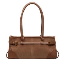 Fashionable Crossbody Shoulder Bag Vintage Retro Large Capacity Storage Bag for Outdoor Travel Simple and Versatile Handle Bag