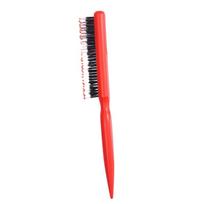 Teasing Hair Brush Hair Styling Comb Back Hair Brush Teasing Comb Multifunctional Hair Comb for Hair Styling and Parting raudona