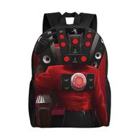 Skibidi Toilet Classical Backpack Outdoor High School Business Cameraman Titan Daypack for Men Women Laptop Computer Canvas Bags