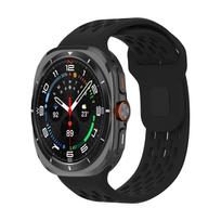 Silicone Marine Band For Samsung Galaxy Watch Ultra 47mm Sports Strap Bracelet For Samsung Galaxy Ultra Watchband Accessories Galaxy Watch Ultra black