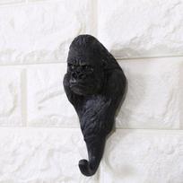 Retro Animal Head Key Hook Up 3D Hat Hanging Rack Creativity Clothes Hook Rack  Wall/Door Decor D